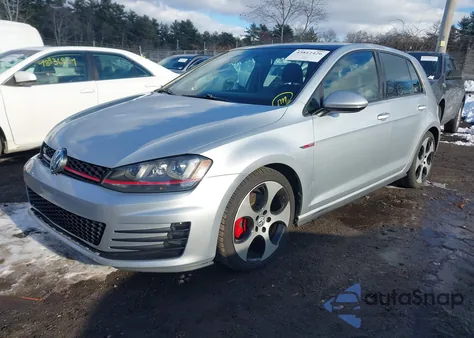 2015 Volkswagen Golf Gti 2.0T Se 4-Door from USA, damaged, VIN 3VW4T7AUXFM014543